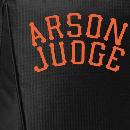 Arson Judge City Backpack