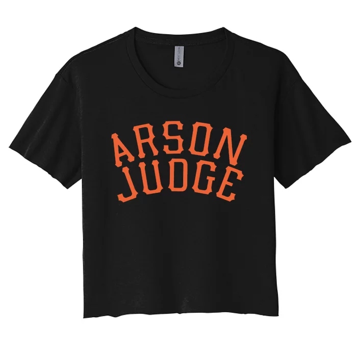 Arson Judge Women's Crop Top Tee