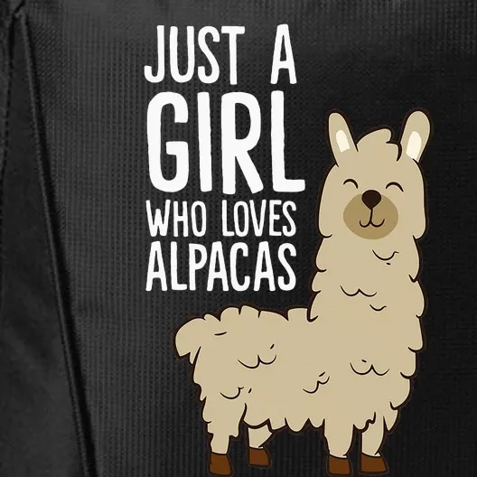 Alpaca Just a Who Loves Alpacas City Backpack