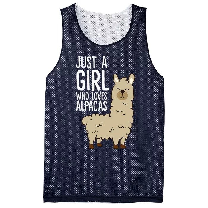 Alpaca Just a Who Loves Alpacas Mesh Reversible Basketball Jersey Tank