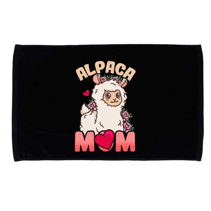 Alpaca Just A Who Loves Alpacas Alpaca Mom Microfiber Hand Towel