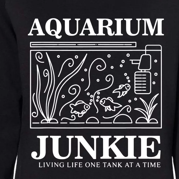 Aquarium Junkie Womens California Wash Sweatshirt