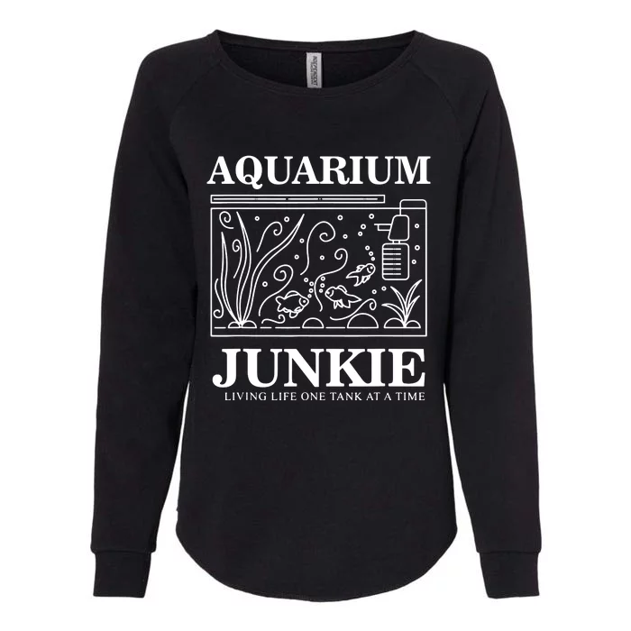 Aquarium Junkie Womens California Wash Sweatshirt