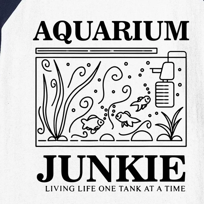 Aquarium Junkie Baseball Sleeve Shirt