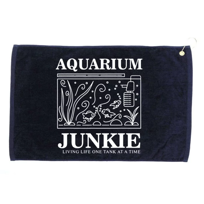 Aquarium Junkie Grommeted Golf Towel