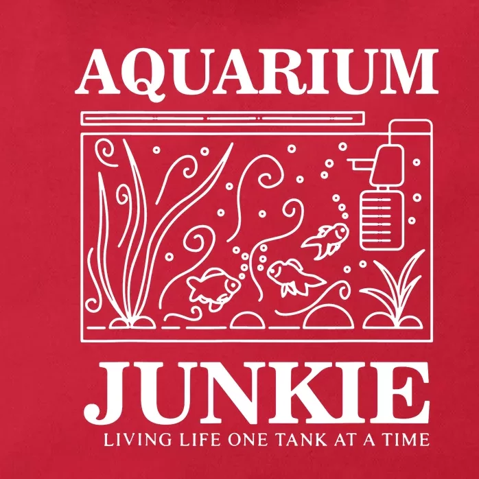 Aquarium Junkie Zip Tote Bag