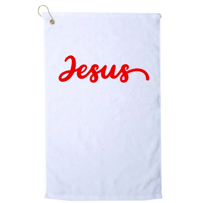 Awesome Jesus Platinum Collection Golf Towel