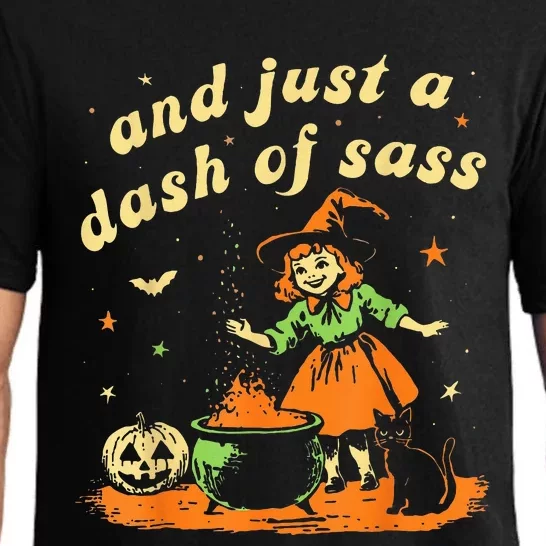 And Just A Dash Of Sass Baby Halloween Witch Pajama Set