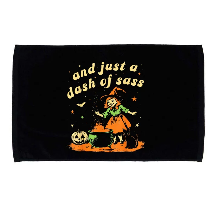 And Just A Dash Of Sass Baby Halloween Witch Microfiber Hand Towel