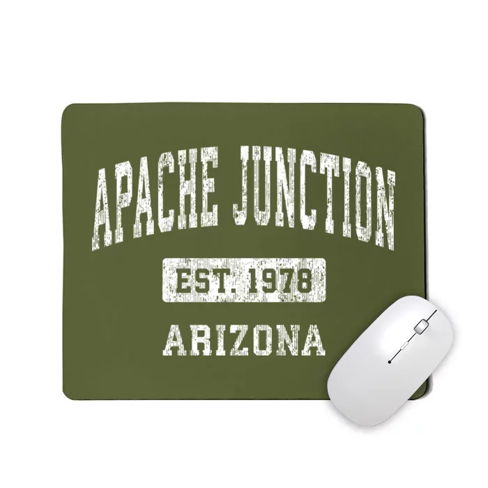 Apache Junction Arizona Az Vintage Sports Mousepad