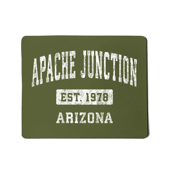 Apache Junction Arizona Az Vintage Sports Mousepad