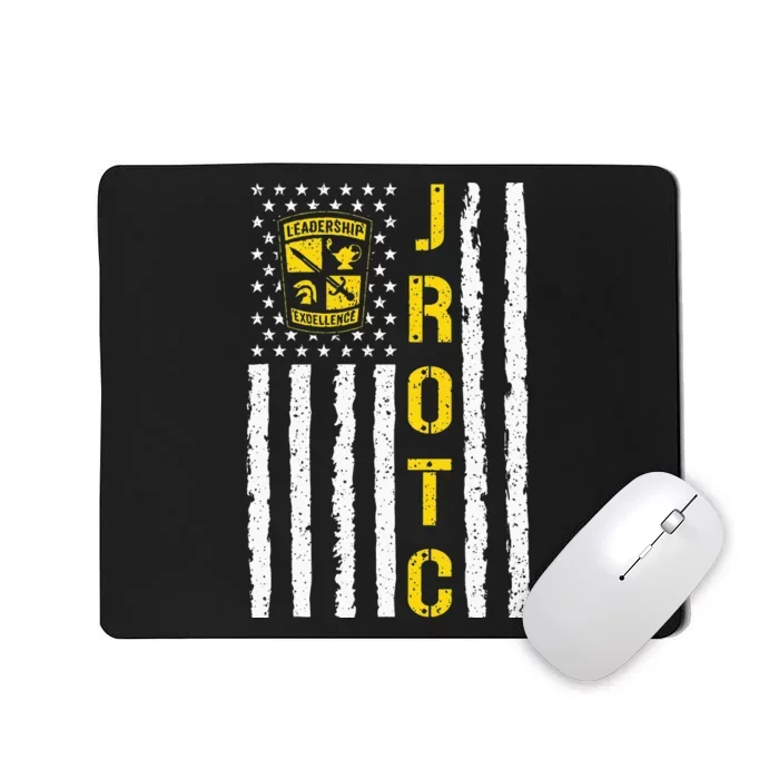 Army JROTC American Flag Junior ROTC Leadership Excellence Mousepad