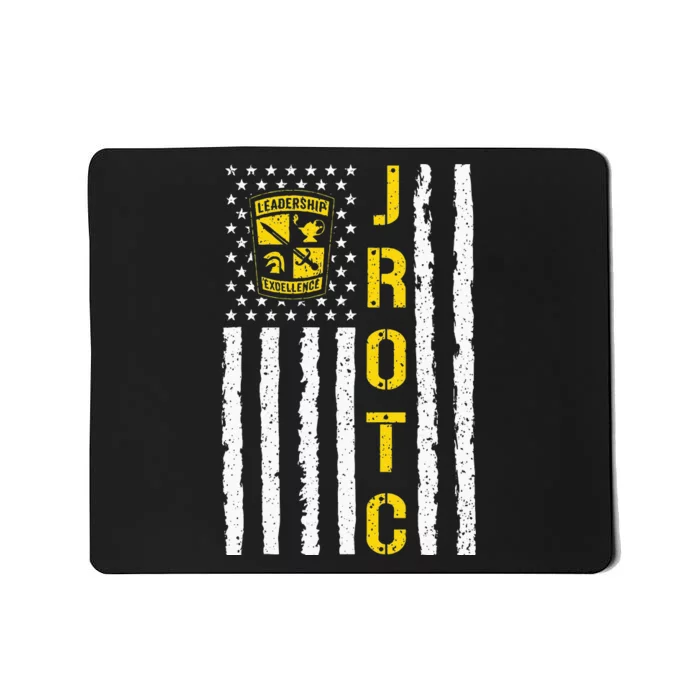 Army JROTC American Flag Junior ROTC Leadership Excellence Mousepad