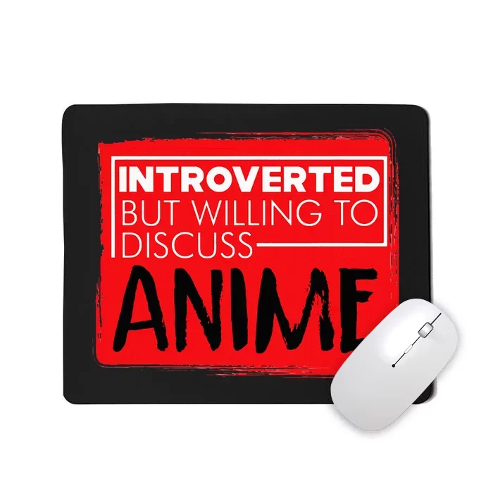 Anime Japanese Animation Lovers Pun Mousepad