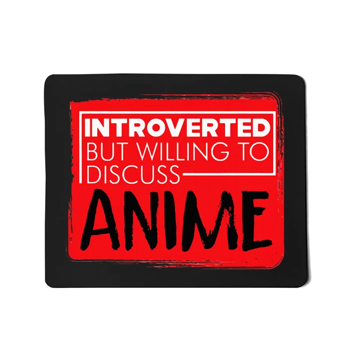 Anime Japanese Animation Lovers Pun Mousepad