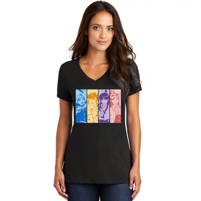 Apollo Justice: Ace Attorney Trilogy ~Selection~ Women's V-Neck T-Shirt