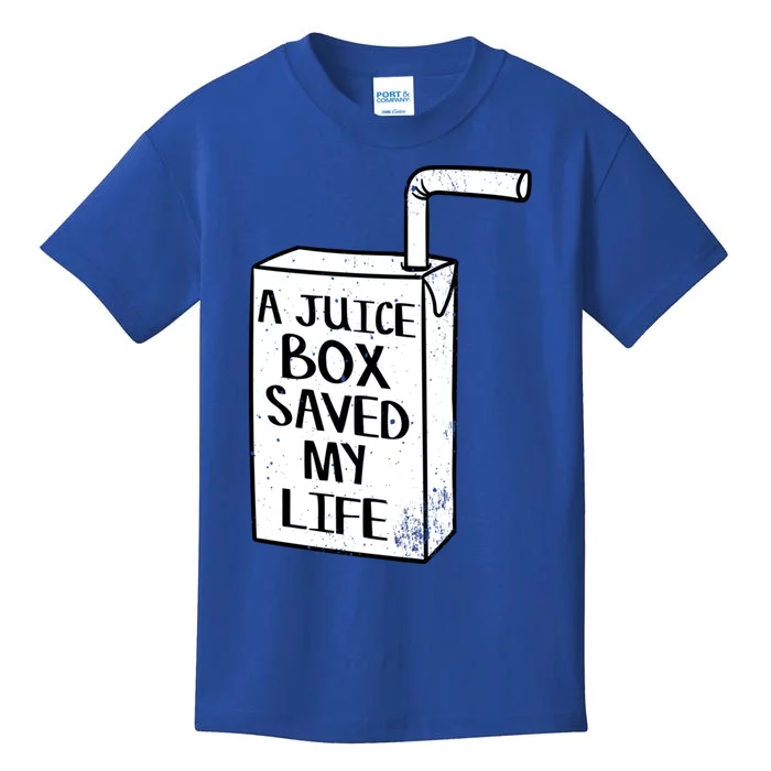 A Juice Box Saved My Life Diabetes Awareness Gift Kids T-Shirt