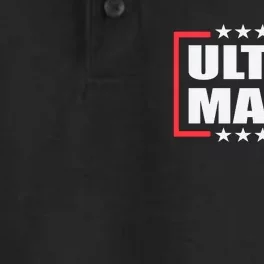 Ultra Maga 2024 Pro Trump Dry Zone Grid Performance Polo