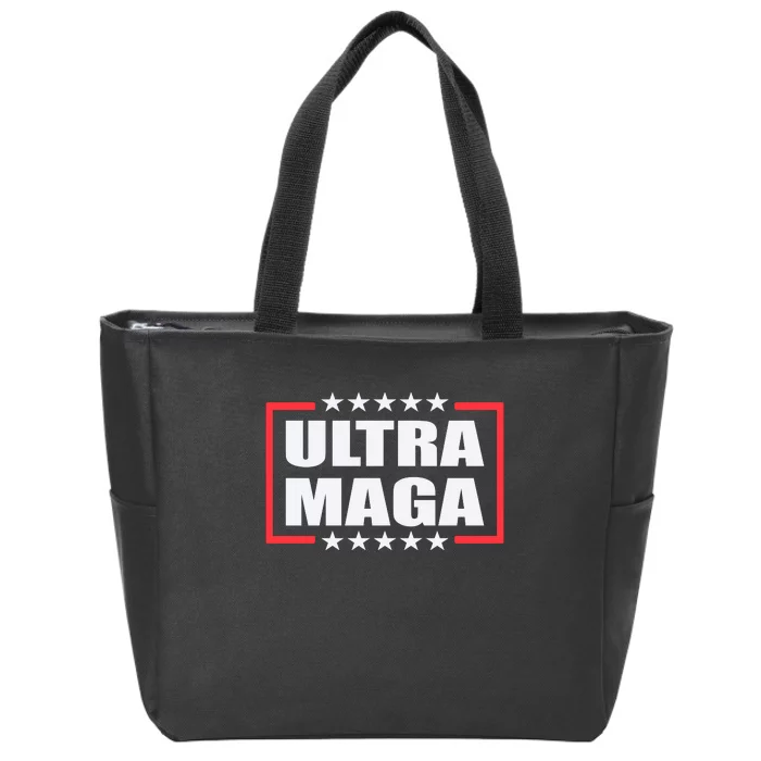 Ultra Maga 2024 Pro Trump Zip Tote Bag