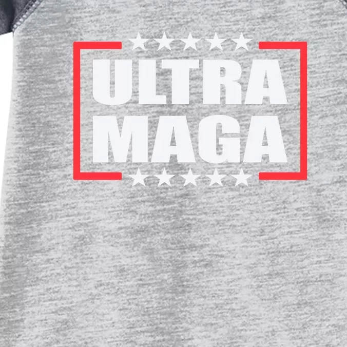 Ultra Maga 2024 Pro Trump Infant Baby Jersey Bodysuit