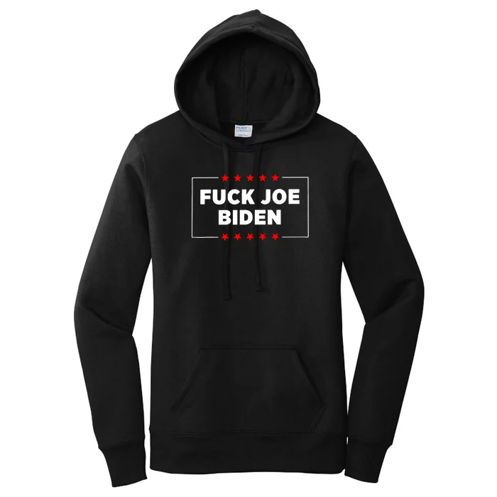 Anti Joe Biden Fuck Biden Biden Is Not My President Women's Pullover Hoodie