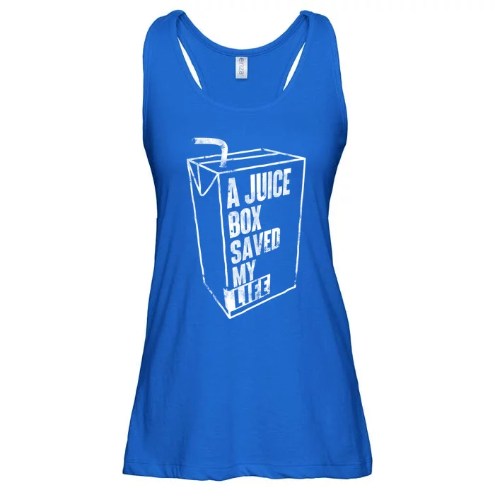 A Juice Box Saved My Life Gift Blood Sugar Diabetes Awareness Gift Ladies Essential Flowy Tank