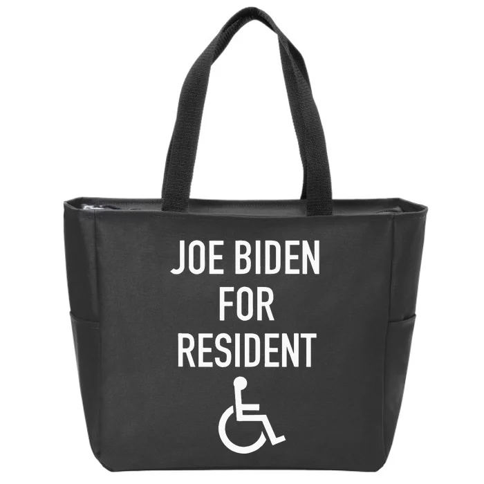 Anti Joe Biden Republican Design Joe Biden For Resident Zip Tote Bag