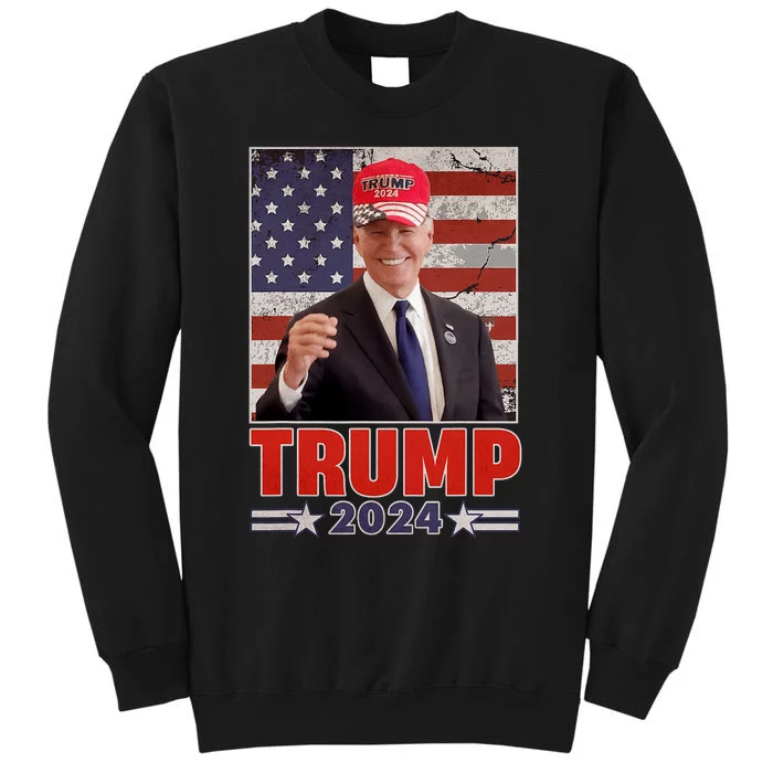 Anti Joe Biden Funny Conservative Donald Trump 2024 Sweatshirt