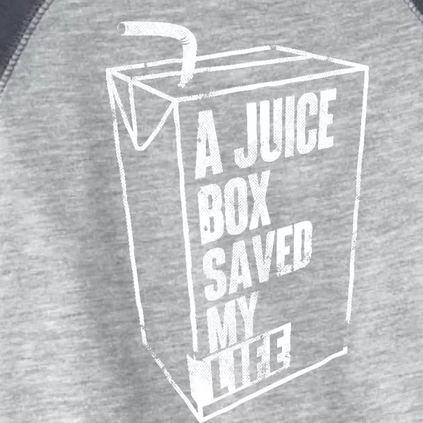 A Juice Box Saved My Life Blood Sugar Diabetes Awareness Toddler Fine Jersey T-Shirt