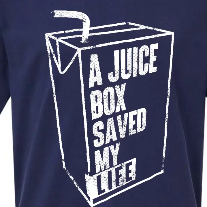 A Juice Box Saved My Life Blood Sugar Diabetes Awareness Sueded Cloud Jersey T-Shirt