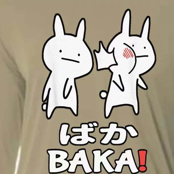 Anime Japanese Baka Rabbit Slap Otaku Manga Baka Japanese Cooling Performance Long Sleeve Crew