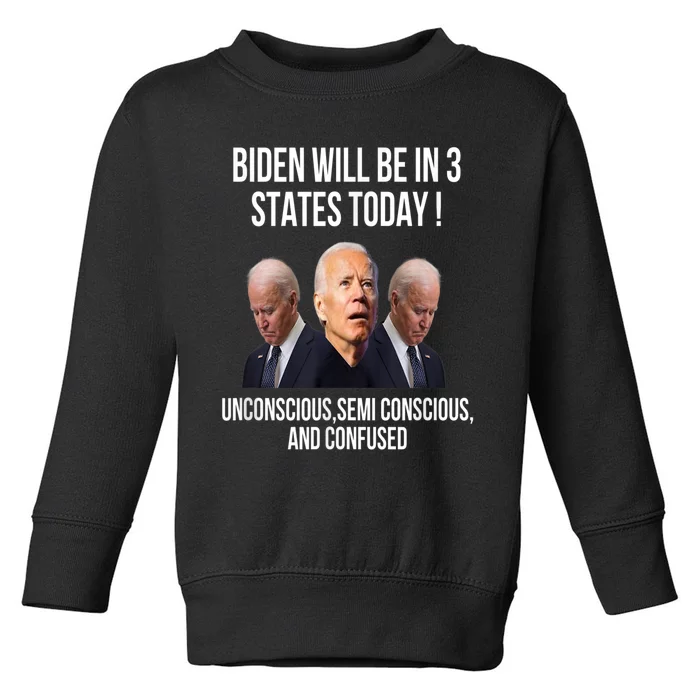 Anti Joe Biden ,Funny Joe Biden , Joe Biden , Donald Trump , Republicans , Repub Toddler Sweatshirt