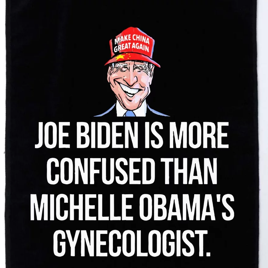 Anti Joe Biden Is More Confused Than Obama's Gynecologist Platinum Collection Golf Towel