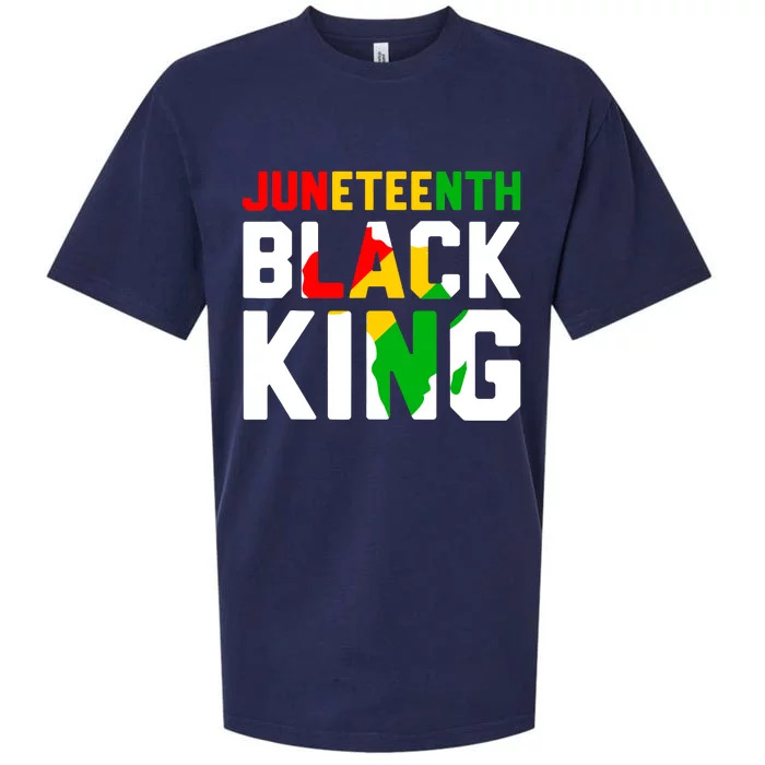 Awesome Juneteenth Black King Melanin Fathers Day Boy Sueded Cloud Jersey T-Shirt