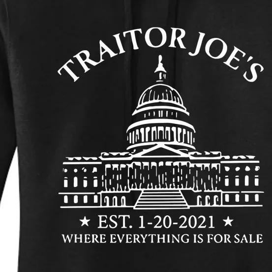 Anti Joe Biden Traitor Biden Women's Pullover Hoodie