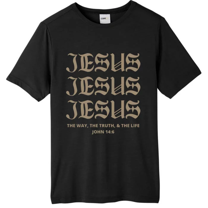 Aesthetic Jesus Christian Bible Verse ChromaSoft Performance T-Shirt