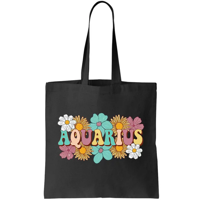 Astrology January February Birthday Zodiac sign Aquarius Tote Bag