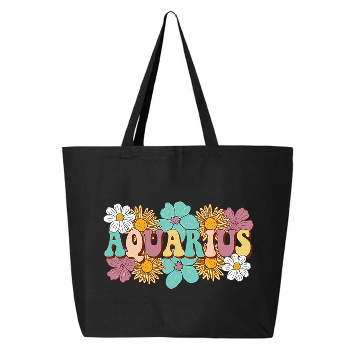 Astrology January February Birthday Zodiac sign Aquarius 25L Jumbo Tote