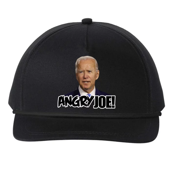 Angry Joe! Funny Biden Snapback Five-Panel Rope Hat