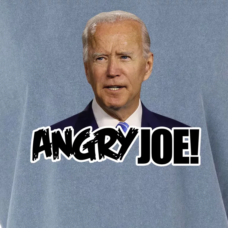 Angry Joe! Funny Biden Garment-Dyed Women's Muscle Tee