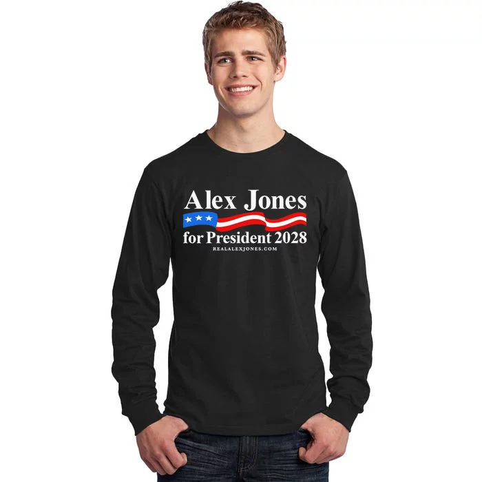 Alex Jones For President Limited Edition Fundraiser Tall Long Sleeve T-Shirt