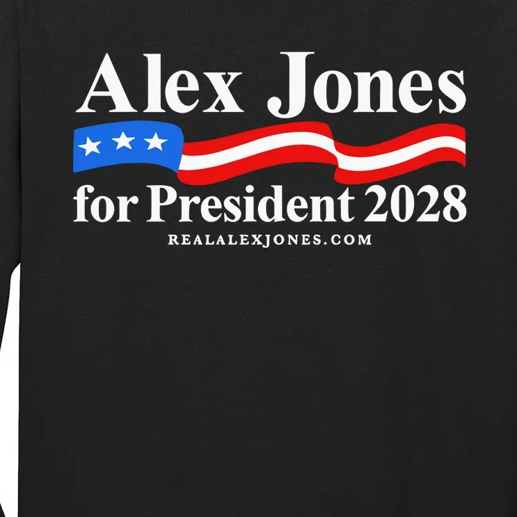 Alex Jones For President Limited Edition Fundraiser Tall Long Sleeve T-Shirt