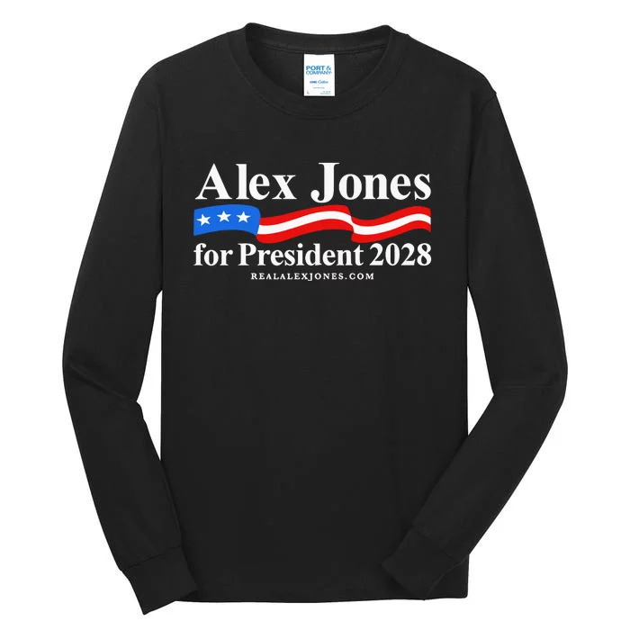 Alex Jones For President Limited Edition Fundraiser Tall Long Sleeve T-Shirt