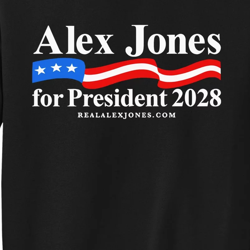 Alex Jones For President Limited Edition Fundraiser Tall Sweatshirt