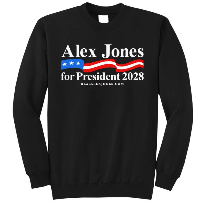 Alex Jones For President Limited Edition Fundraiser Tall Sweatshirt