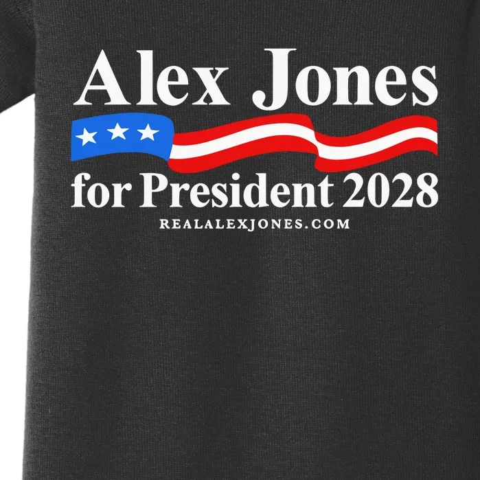 Alex Jones For President Limited Edition Fundraiser Baby Bodysuit