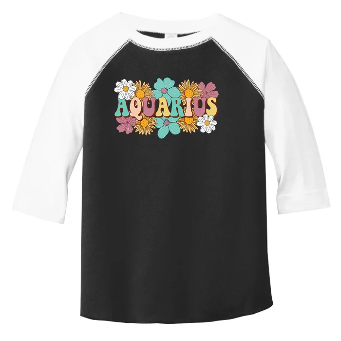 Astrology January February Birthday Zodiac sign Aquarius Toddler Fine Jersey T-Shirt