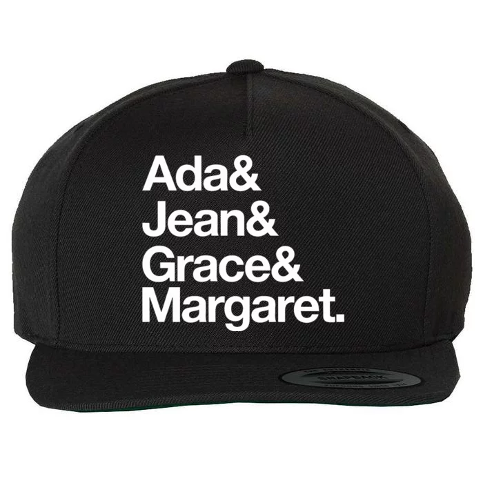 Ada & Jean & Grace & Margaret Wool Snapback Cap