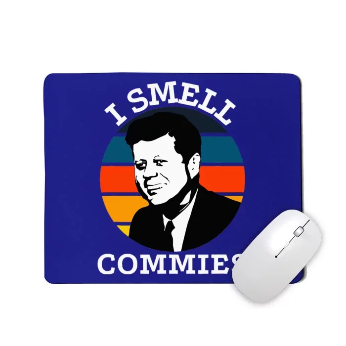 American Jfk I Smell Commies Political Humor Gift Mousepad