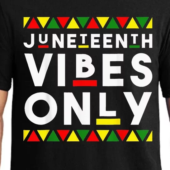 Awesome Juneteenth Juneteenth Vibes Only Independence Pajama Set